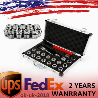 BINGFANG-W Tools ER32 Spring Collet Collet Chuck Set 19pcs 2-20mm For CNC Milling Lathe Tool Lathe Accessories Rails BINGFANG-W Tools ER32 Spring Collet Collet Chuck Set 19pcs 2-20mm For CNC Milling Lathe Tool Lathe Accessories Rails