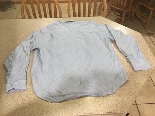 Gap Mens Shirt Long Sleeve Button Up Light Blue Size Large - Picture 4 of 11