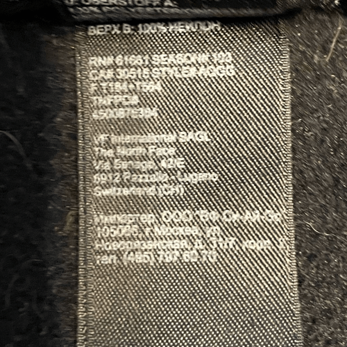 The North Face Denali Fleece Jacket Black Full Zip Coat Long Sleeve Youth XL - Picture 8 of 13