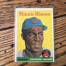 1958 Topps Baseball #295 Minnie Minoso Cleveland Indians