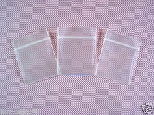 2500 PCS 4 Mil Thick Zipper Bags 2 x 2 Inches (5 x 5cm) Clear Packaging Pouches