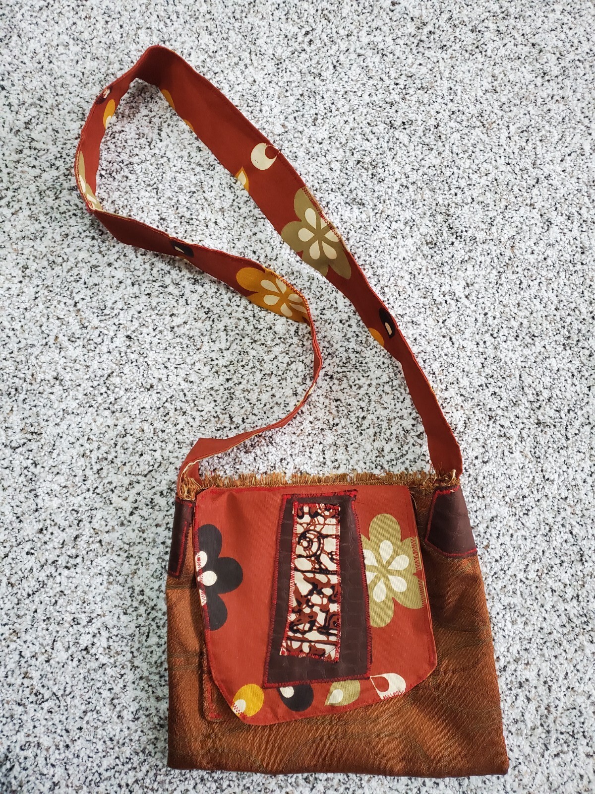 Crossbody Shoulder  Purse Boho Patchwork Artisan … - image 8