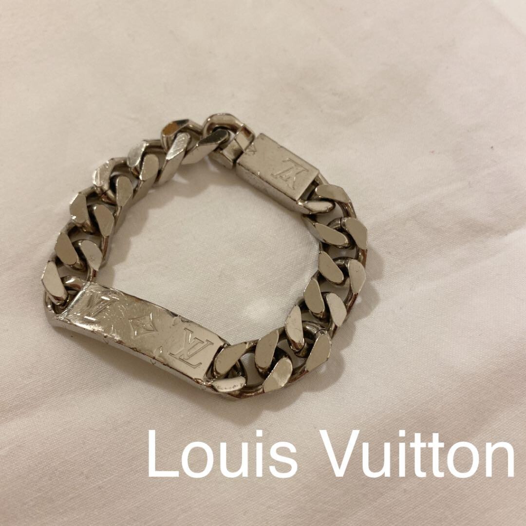 LOUIS VUITTON Brasserie Chain Monogram Bracelet M62486 Used LOUIS VUITTON Brasserie Chain Monogram Bracelet M62486 Used