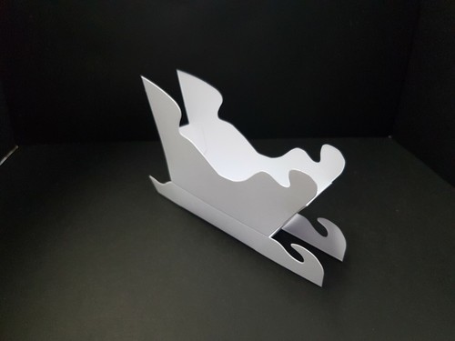 Santa Sleigh Favour Box. Wedding Xmas Party. Choose Colour And Quantity. - Picture 6 of 13