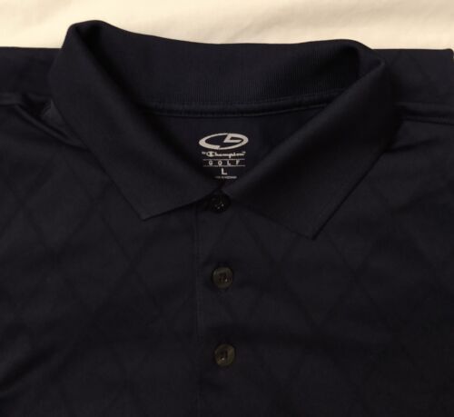 HERREN CHAMPION GOLF POLO MARINEBLAU KURZARM