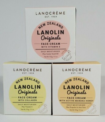 Lanocreme Lanolin Original Face Cream Daily Moisturizer 3.5