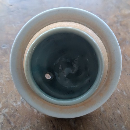 Studio Art Pottery Teapot And 2 Mugs Blue Teal Glaze - Picture 16 of 20