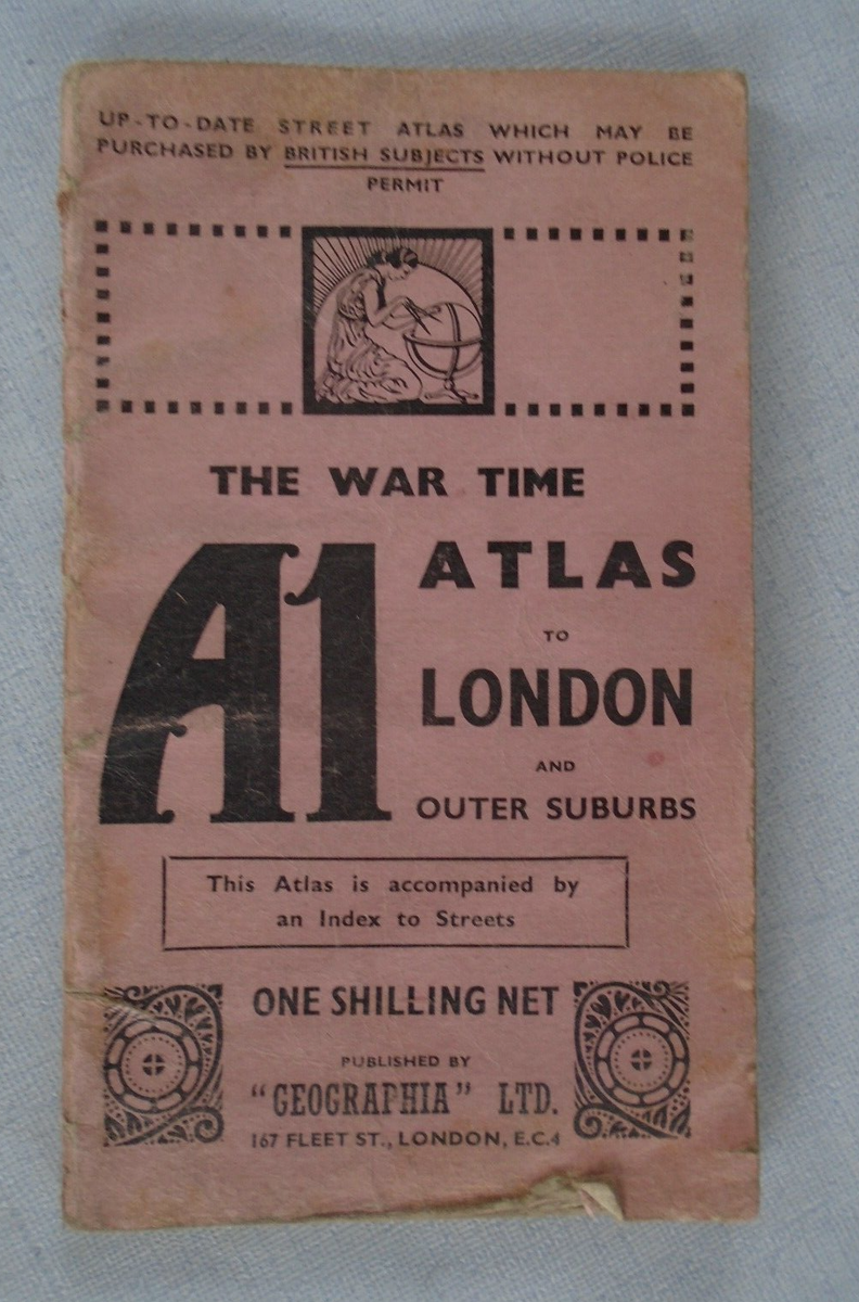 The War Time A1 Atlas to London and Outer suburbs | eBay