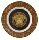 VERSACE BY ROSENTHAL MEDUSA RED BREAD & BUTTER PLATE #409605-10218 BRAND NIB F/S