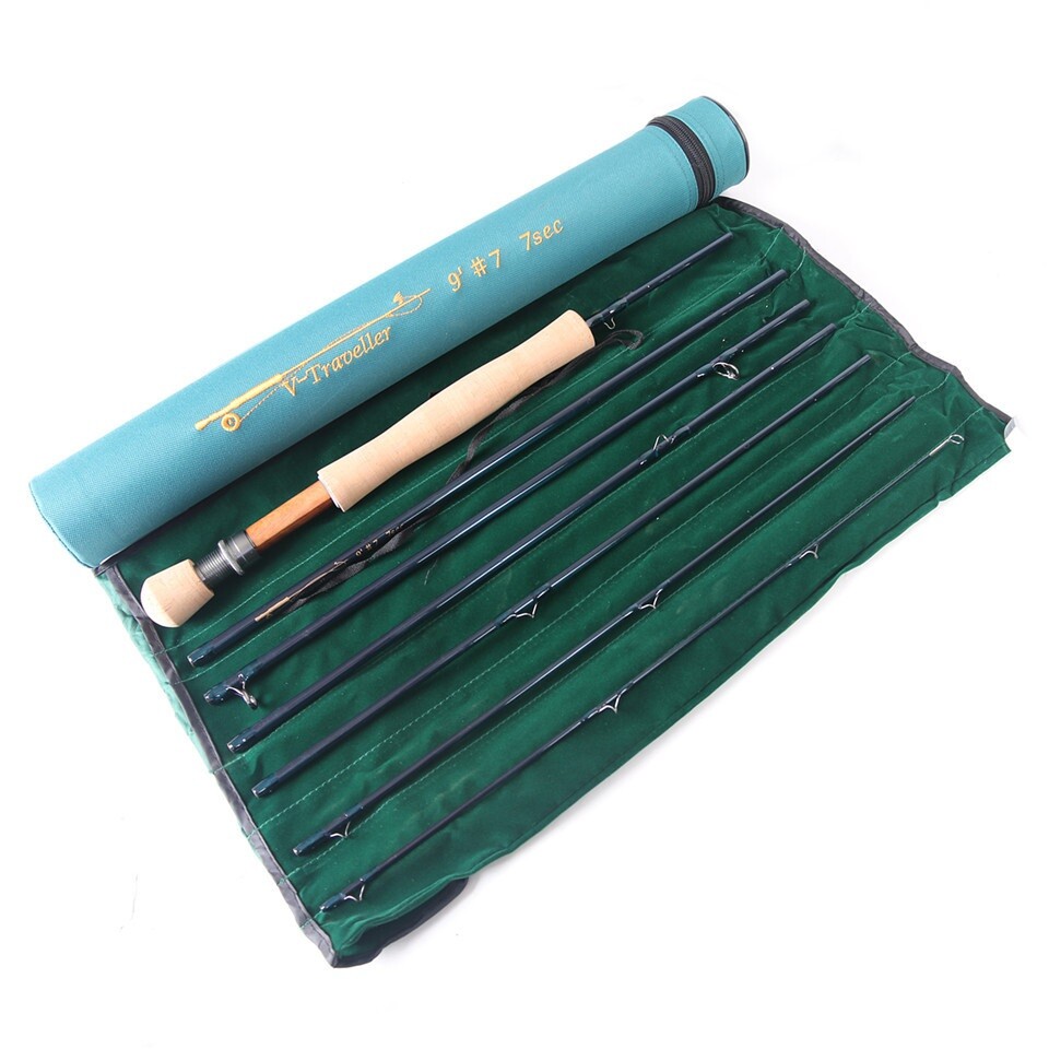 V-traveller Fly Fishing Rod 5/6/7/8wt 9ft 7pcs IM10 Carbon fiber