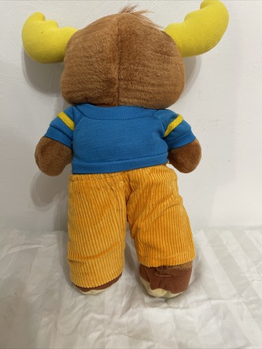 Vintage 1984 Montgomery Moose Peluche The Get Along Gang 14" Tomy - Foto 3 di 6