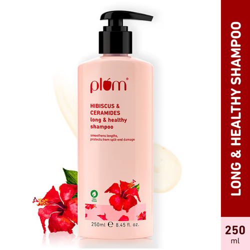 Plum Hibiscus & Ceramides Shampoo For Long, Healthy Hair (250ml) fs eBay