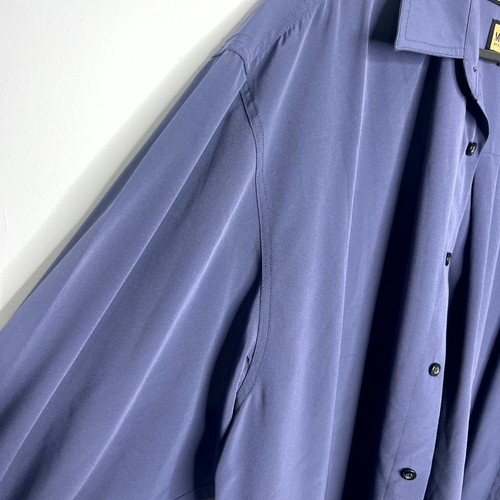 Mendoral Design Shirt Mens Size Large Long Sleeve Regular Fit Button Up Navy - Picture 8 of 14