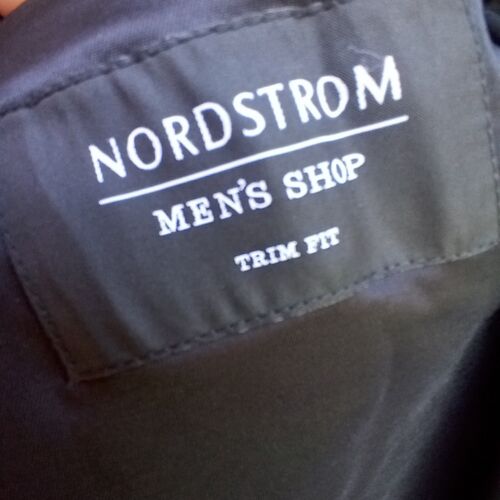 NORDSTROM SHOP TRIM FIT ANZUG HERREN GR. 38R GRAU KARIERT KNOPF INNEN TASCHEN - Bild 15 von 18