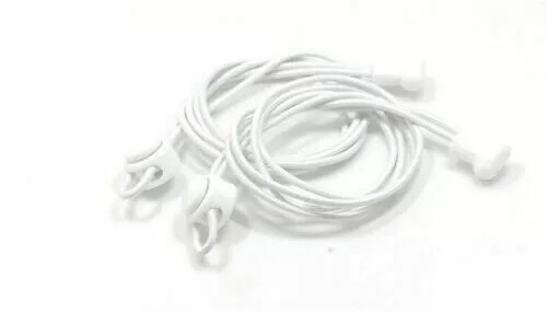 No Tie Shoe Laces Lazy Elastic Round Shoelaces Lock Adults Kids Sports Trainers - Picture 18 of 21