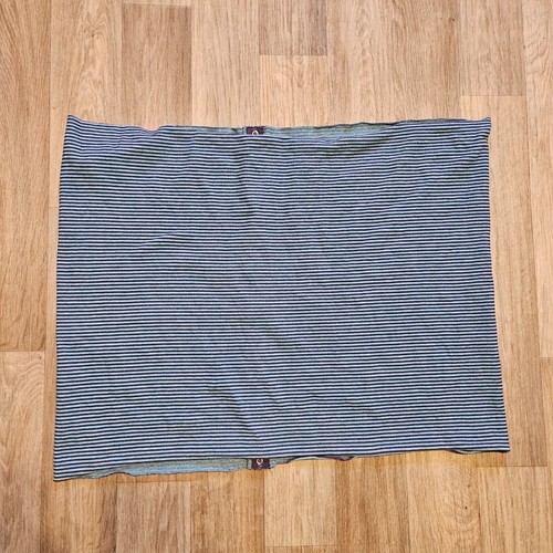 Ivviva Lululemon Youth Girls Village Chill Scarf Blue Striped Reversible - Picture 6 of 7