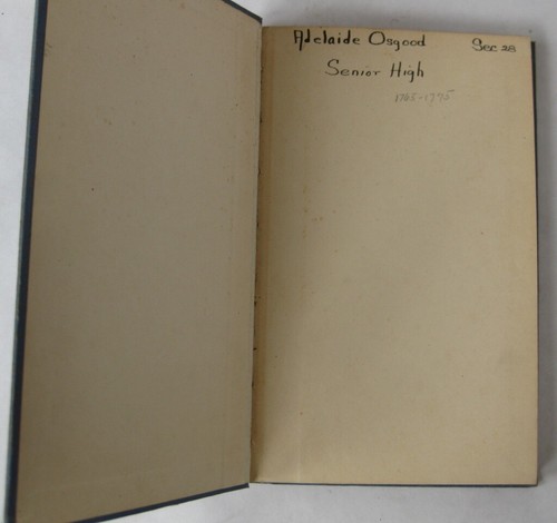 1915 Riverside Lit. Series Conciliation with the Colonies Speech Edmund Burke - Foto 10 di 10