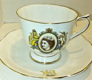 Vintage-Queen-Elizabeth-II-Coronation-Cup-and-Saucer-by-Royal-Albert-Bone-China
