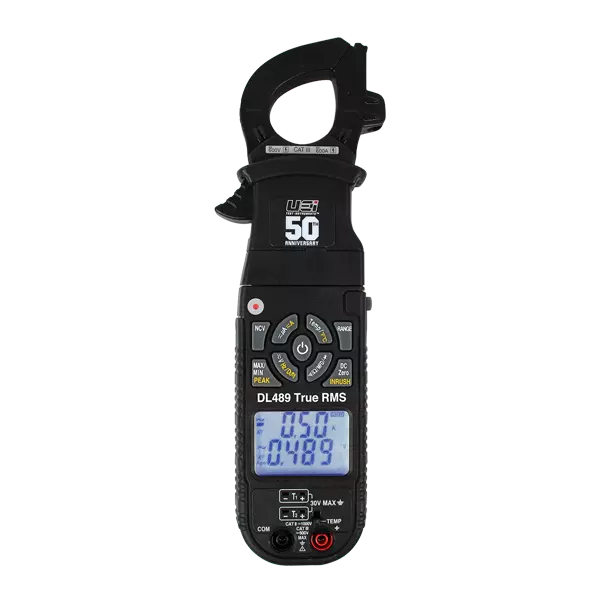 UEi DL489 Commemorative 50th Edition True RMS Clamp Meter, 49 OFF