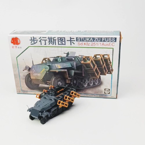 DIY 1/72 WWII Land Stuka Rocket Armored Vehicle 4D Model Military Car Model - Picture 12 of 12