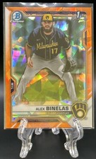Alex Binelas 2021 Bowman Draft Chrome Sapphire #BDC-79 Orange 1st Bowman 21/25!