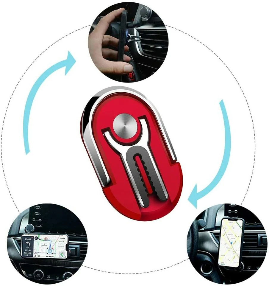 2 packNew Multipurpose Mobile Phone Holder 360 Degree Car Air Vent Phone Holder - Image 4 of 4