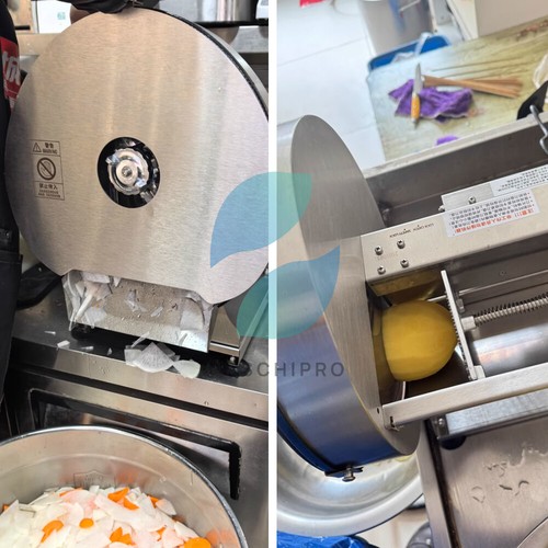 Kommerziellen Gemüse Obst Slicer Kartoffeln Zitrone Tomaten Zwiebel Elektrische - Picture 12 of 13