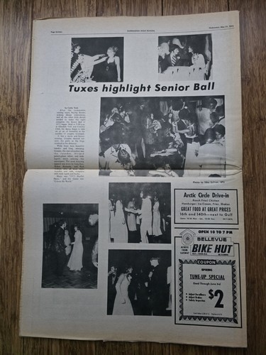 Sammamish High School Yearbooks 1970 1971 1972 1973 Bellevue WA Lot + Newspaper - Afbeelding 22 van 22