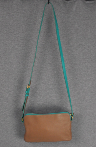 Marc By Marc Jacobs Sophisticato Dani Crossbody Aqua Lagoon Multi Two Tone Purse - Picture 3 of 14