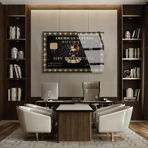 Get Rich or Die Trying Motivation Wandbild XXL Canvas Leinwand Poster Acrylglas - Bild 9 von 15