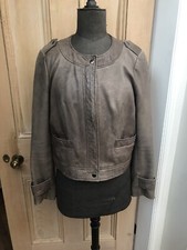 Womens Great Plains Nappa Leather Jacket S