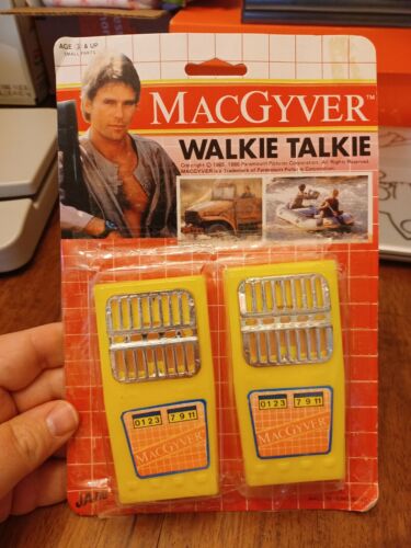 Macguyver Walkie Talkie Toy Set Vintage 1986 Ja-Ru