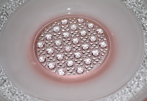 Vintage Lancaster PINK Depression Glass 7" Handled CANDY, Serve Bowl Cane Base - Picture 8 of 9