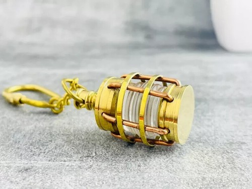 Vintage Handmade Nautical Decorative Ring -Solid Brass Key chain Maritime Gift - Picture 7 of 7