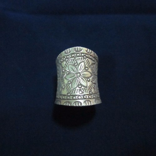 ANILLOS DE PLATA FINA 925 ANILLO TALLA AJUSTABLE LOTO TRIBAL DE COLECCIÓN - Imagen 6 de 6