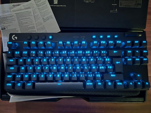 Logitech G PRO X TKL Lightspeed kabellose Gaming-Tastatur - Schwarz - FRA Tactil - Bild 7 von 8