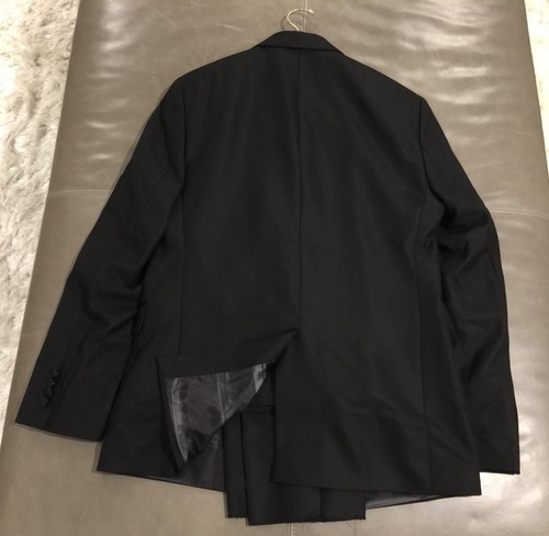 NWT Duchamp London 1-Button Slim Fit Peak Lapel Black Tuxedo 42R 36 $695 - Bild 6 von 9