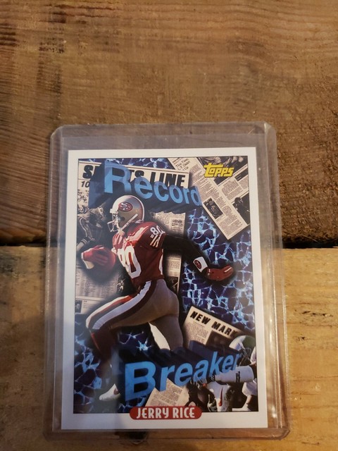 1993 Topps Football Record Breaker Jerry Rice 2 EBay