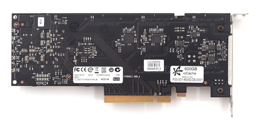 Fusion-IO Iocache 600GB MLC PCIe SSD Accelerator Card P/N: F00-001-600G-CS-0001 - Picture 4 of 5