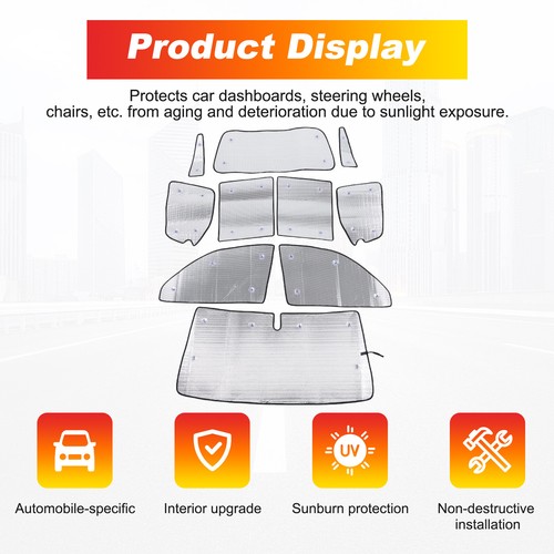 Side Front Rear Window Sun Shade For 2003-2009 Toyota Land Cruiser Prado 120 AU - Picture 18 of 21