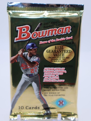 Paquete de pasatiempos de béisbol Bowman Series 2 1997 (10 tarjetas) - Imagen 1 de 2