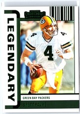 2022 Panini Contenders #LGD-BFA Brett Favre Legendary Contenders Emerald