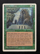 Sylvan Library - 4th Edition - LP - MTG - Magic the Gathering - Green - Enchant