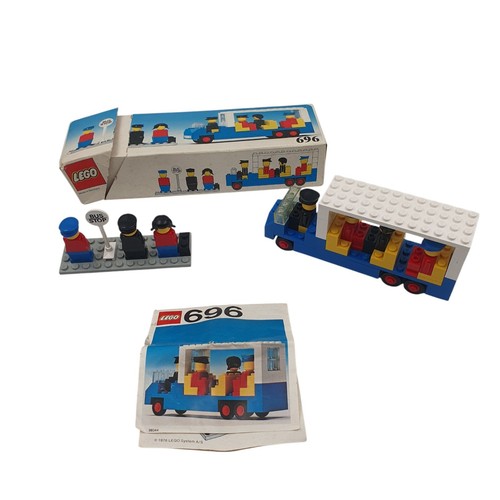 Vintage LEGO 696 Bushaltestelle Set - 1976 Classic Sammlerstück - selten Retro LEGO Set