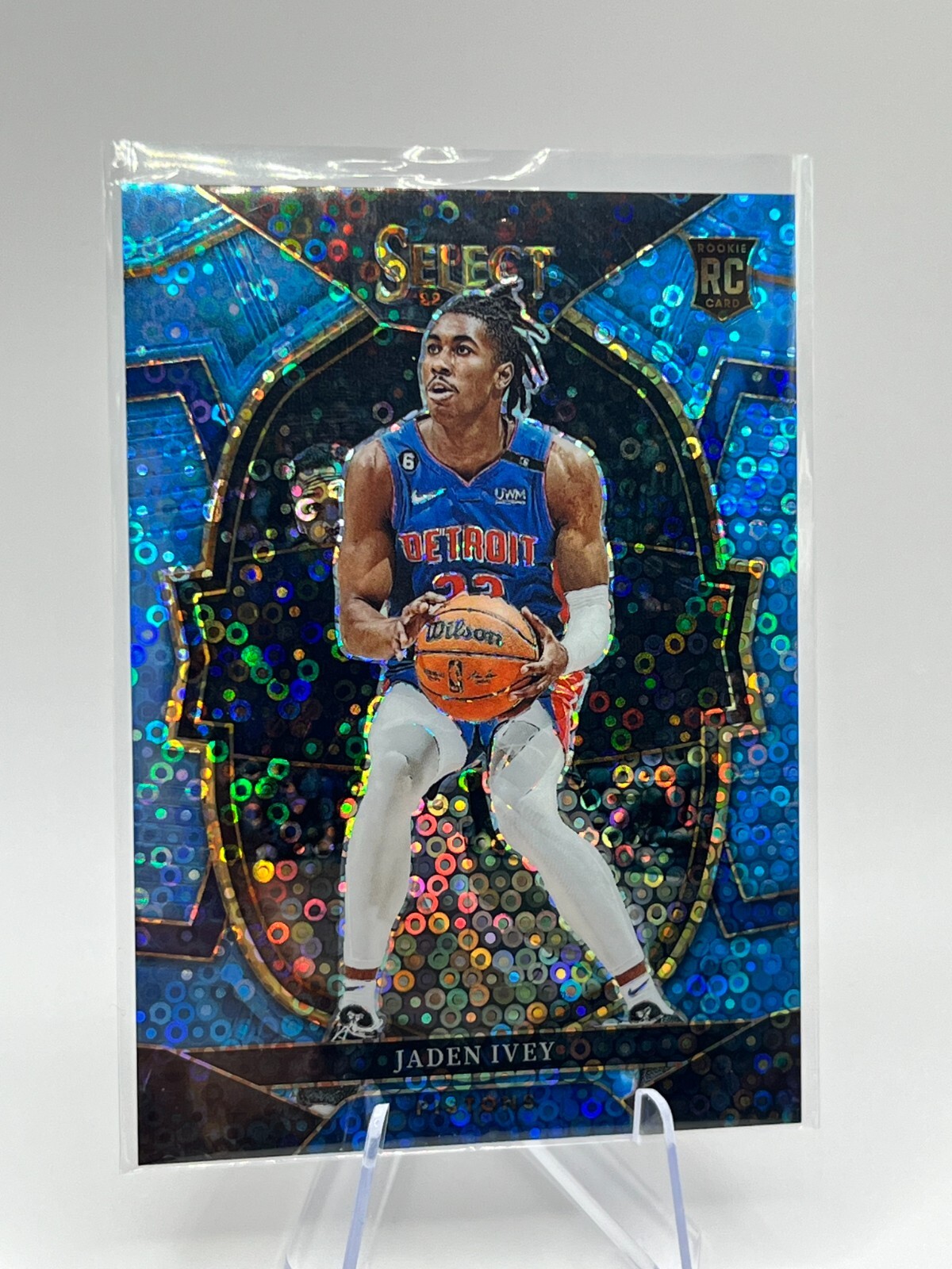 2022-23 Select Concourse Jaden Ivey #87 Light Blue Disco #'d /99
