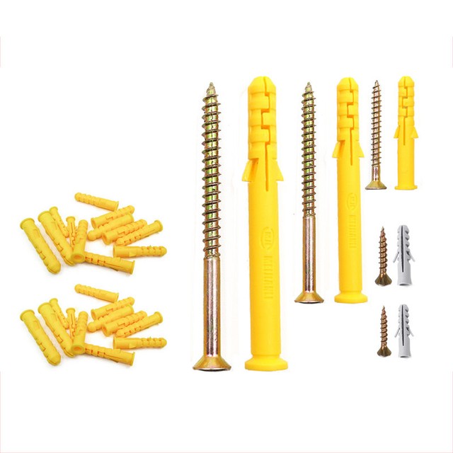 M4/5/6/8/10mm Dia Rawlplug Expansion Screws For Brick, Concrete