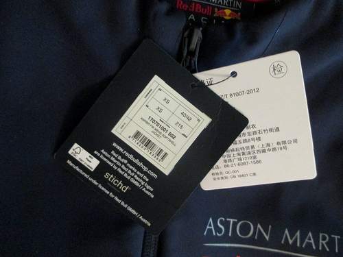 Red Bull Racing Softshell Jacket Formula1 Aston Martin AT&T Men XS F1 NEW - Picture 23 of 23