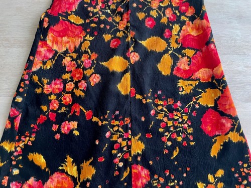 Floral Sheath Dress From Finland, 70s Cocktail Dress, Size M - Picture 9 of 10