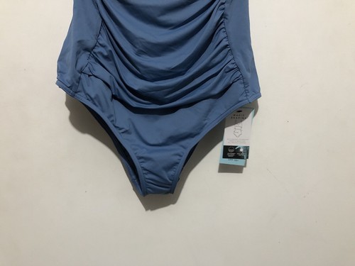 M&S Secret Slimming Sun Smart Chlorine Resistant Swimsuit UPF 50+ UK 18 £29.50 - Picture 2 of 10
