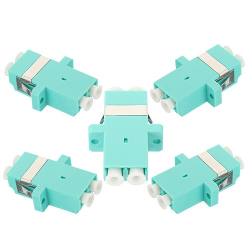 5 PCS Ethernet Cable Connector Duplex Converter Fiber Optic Flange Adapter - Afbeelding 9 van 12